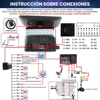 Radio Coche Junsun 1 DIN Pantalla Táctil