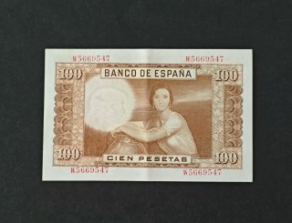Billete 100 pesetas Banco de España 1953