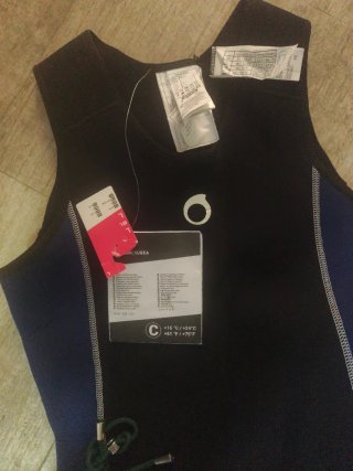 Traje de neopreno sin mangas Talla L