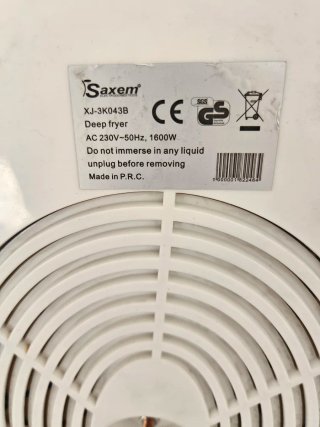 Freidora saxem electrica Indicadores luminosos