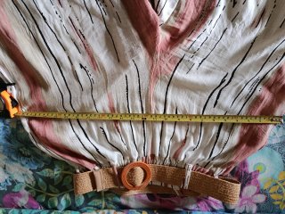 Pantalón lino pata ancha Talla S
