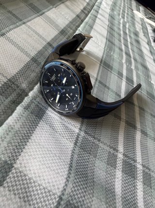 Reloj Tissot Negro y Azul modelo cycling