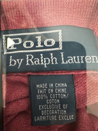 Polo Ralph Lauren Rayas Rojas