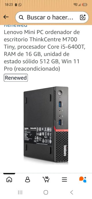 Lenovo ThinkCentre M715q Mini PC