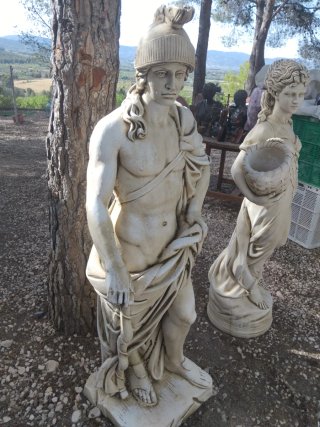 Estatua de piedra decorativa