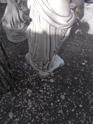 Estatua de piedra decorativa