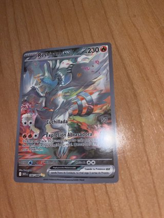 Carta Pokémon Reshiram EX 230 (no oficial)