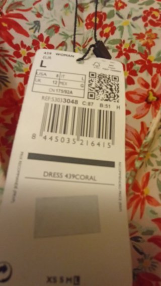Vestido Mango T-42 floral