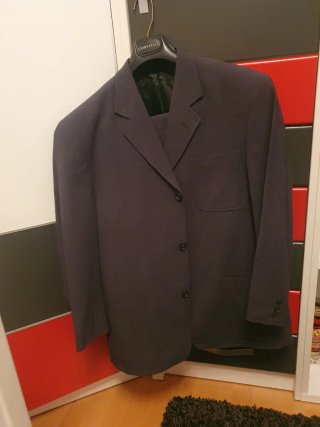 Traje Chaqueta Cortefiel gris talla 54