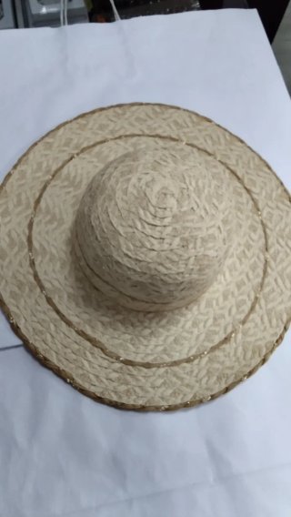 Cappello di paglia donna beige
