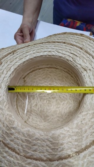 Cappello di paglia donna beige