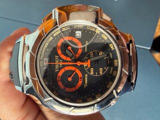 Reloj Tissot T-Race Cronógrafo Naranja/Plata