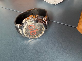 Reloj Tissot T-Race Cronógrafo Naranja/Plata