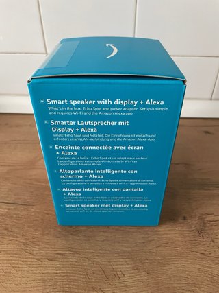 Amazon Echo Spot Bianco