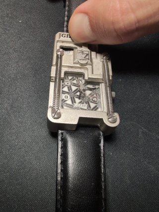 Reloj Gizmo Vintage Negro y Plateado