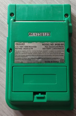 Game Boy Pocket Verde Placa Funcionando