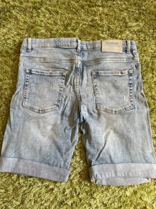 Calções Zara Rapaz 13-14 Anos Ganga Rasgados