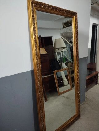 Espejo antiguo vestidor dorado