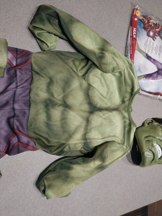 Costume Hulk Avengers Age of Ultron Bambino