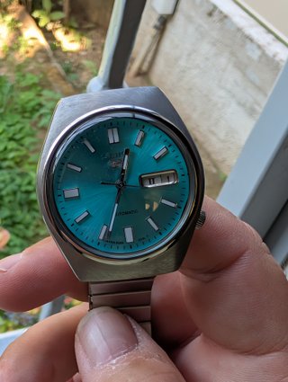 Orologio Seiko Automatico Quadrante Azzurro