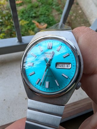Orologio Seiko Automatico Quadrante Azzurro