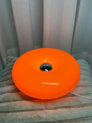 Lampada Stile IKEA Varmblixt Donut Arancione