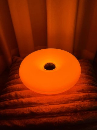 Lampada Stile IKEA Varmblixt Donut Arancione