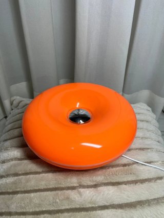 Lampada Stile IKEA Varmblixt Donut Arancione