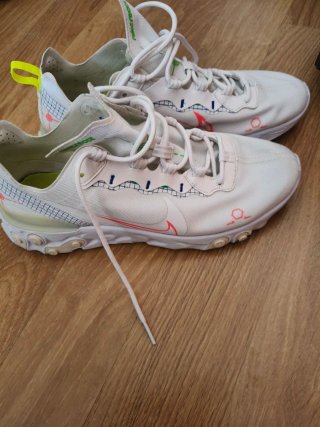 Nike React Element 55 Blancas y Rosas