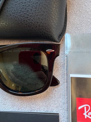Gafas de Sol Ray-Ban Wayfarer Tortoise/G15 Green