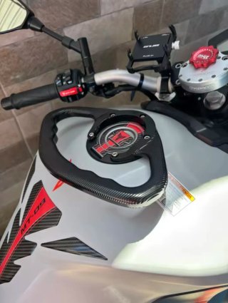Agarradera Tanque Moto Negro