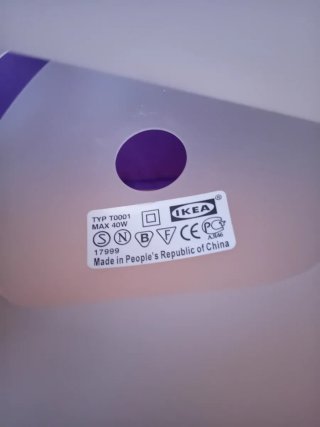 Lámpara de techo IKEA moderna