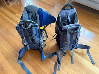 2 Mochilas Portabebés Deuter y Vaude