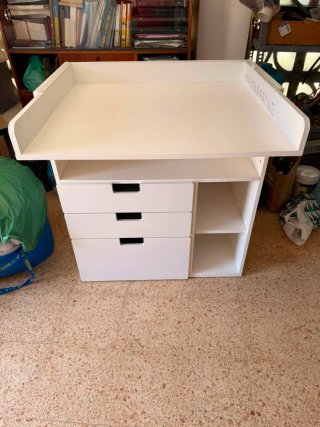 Cambiador Smastad blanco