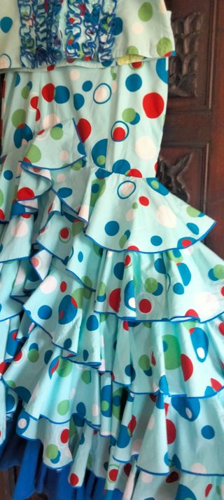 Conjunto Flamenco Niña 7-9 Años