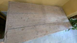 Arca de ajuar antigua madera finales 1800