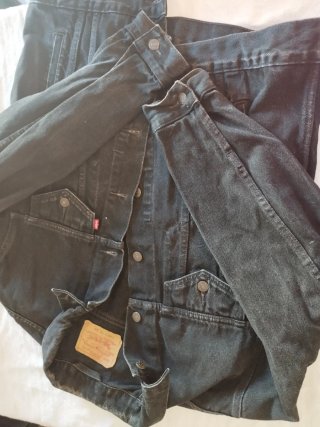 Chaqueta Vaquera Levi's Negra Talla L
