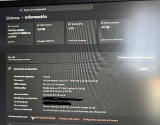 Portátil HP Victus 16 RTX 3060