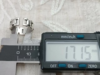 Anillo Plata 925 Diseño Eslabón Tipo Reloj