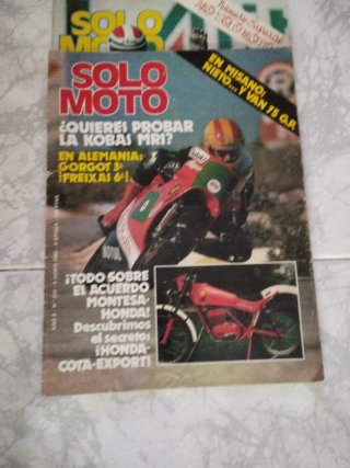 Lote revistas solo moto