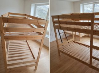 Litera IKEA MYDAL madera