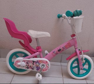 Bicicleta Infantil Minnie Rosa