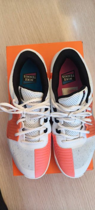 Zapatillas Nike Padel/Tenis Naranja/Blanco