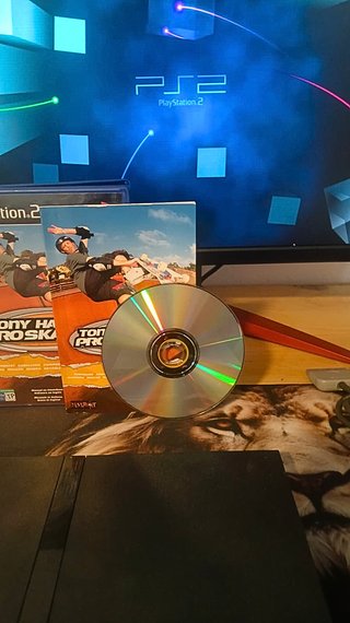 🇪🇸 PS2 Slim Negra + Mando + Juego + Accesorios