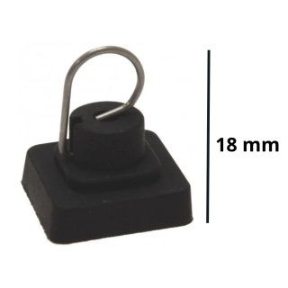 1 gommino antigraffio griglie piano cottura Smeg