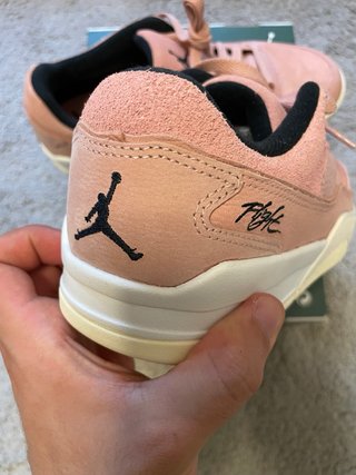 Jordan Flight Court Rust Pink