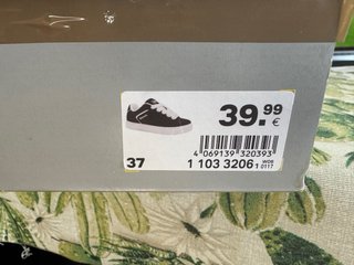 Zapatillas Bench Talla 37 Negras