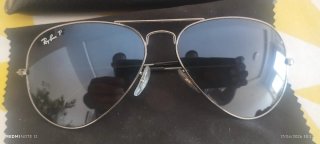 Gafas de sol Ray-Ban Aviator Plata y Negro
