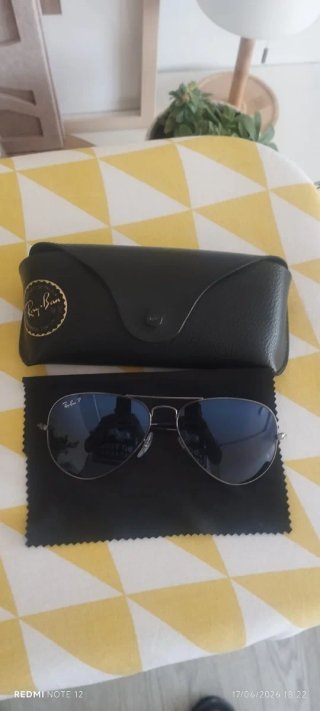 Gafas de sol Ray-Ban Aviator Plata y Negro