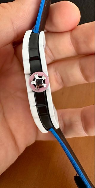 Reloj estilo RM 67-02 Blanco y Azul